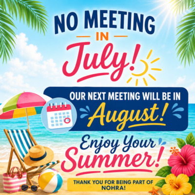 July - No Meeting